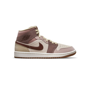 Air Jordan 1 Mid Dark Pony Smoky Mauve Baskets Marron Violet Homme Femme - 1