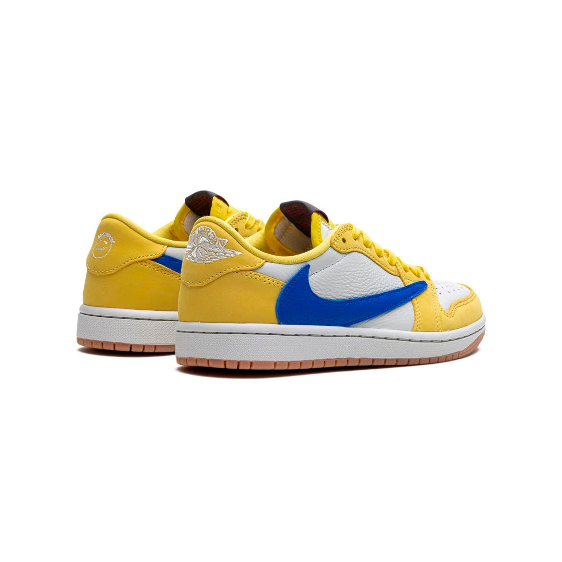 Air Jordan 1 Low x Travis Scott Canary Yellow Baskets Jaune Beige Mixte - 3