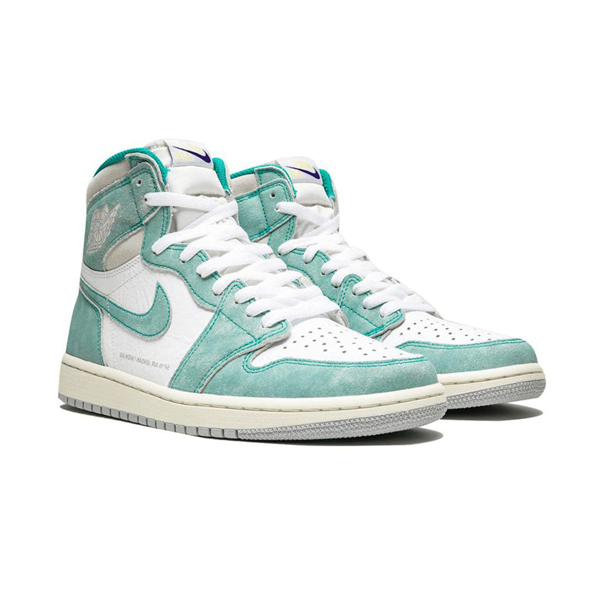 Air Jordan 1 High Turbo Green Baskets Vert Noir Homme Femme - 2