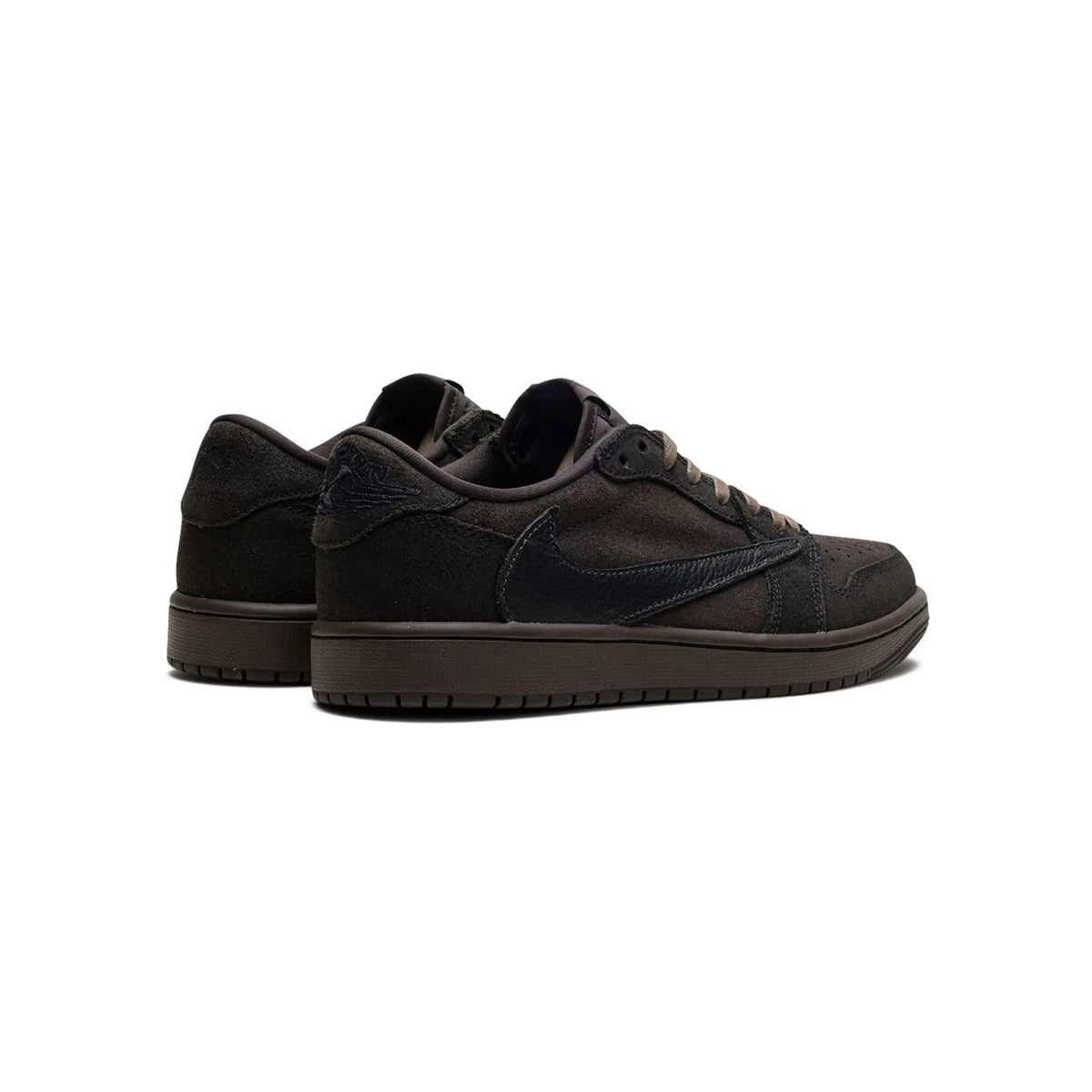 Air Jordan 1 Low x Travis Scott Velvet Brown Baskets Marron Beige Mixte - 3