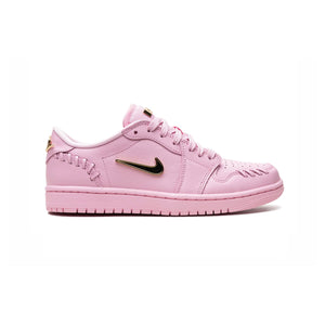 Air Jordan 1 Low Method of Make Perfect Pink Baskets Rose Blanc Homme Femme - 1