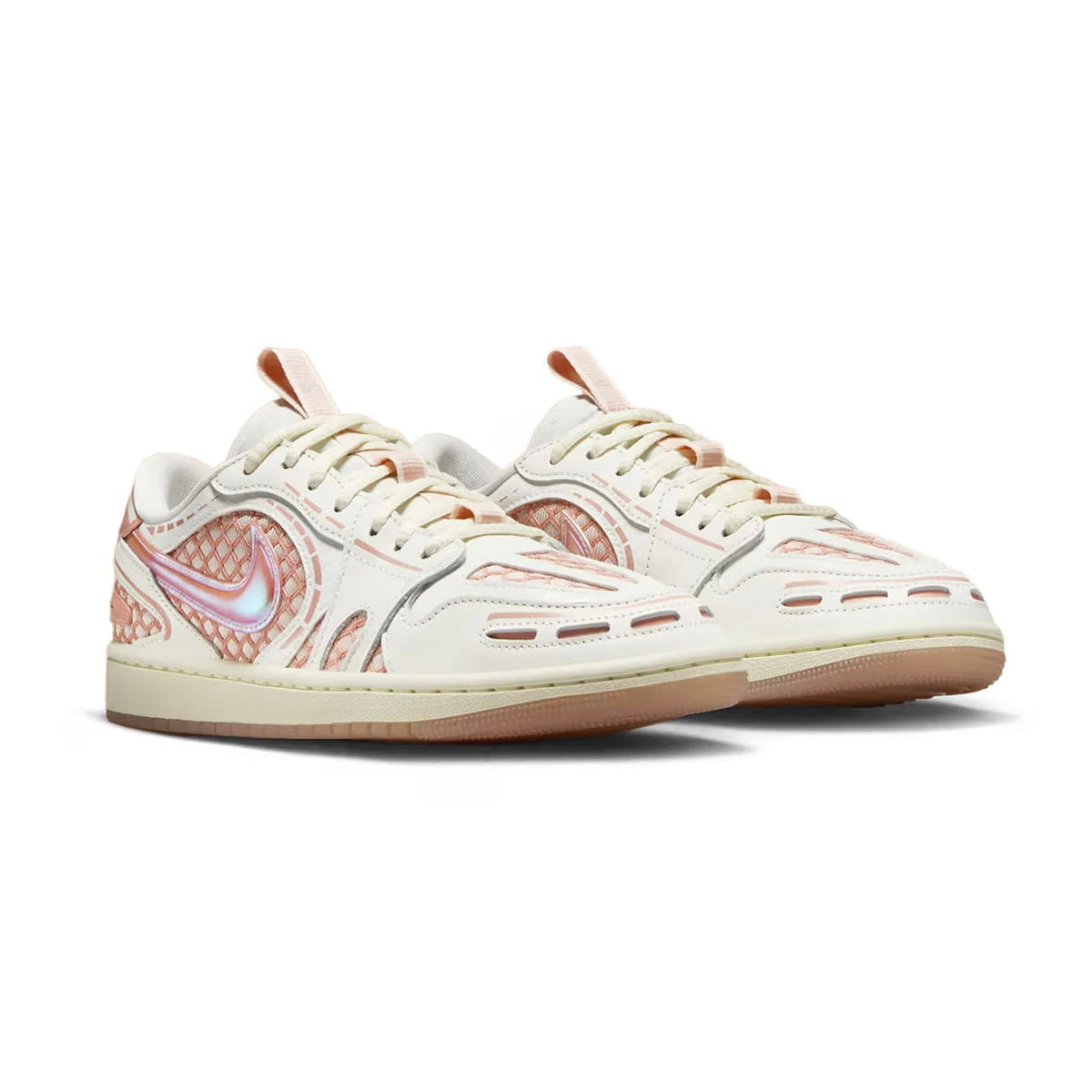Air Jordan 1 Low Method of Make V3 Washed Coral Baskets Corail Beige Mixte - 2