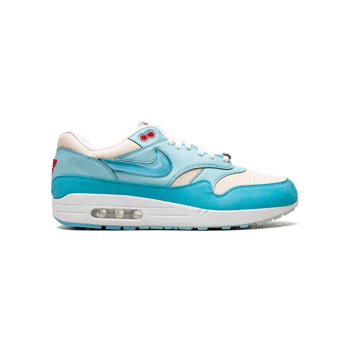 Nike Air Max 1 Puerto Rico Blue Gale Baskets Bleu Homme Femme - 1