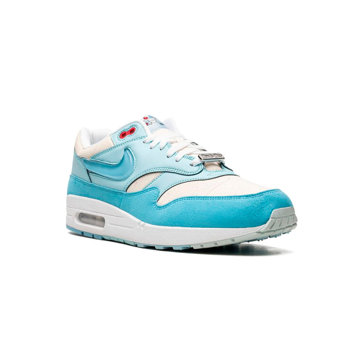 Nike Air Max 1 Puerto Rico Blue Gale Baskets Bleu Homme Femme - 2
