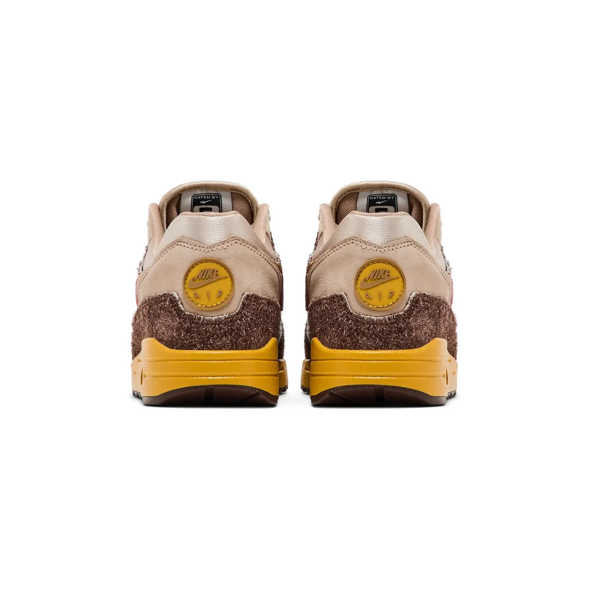 Nike Air Max 1 .SWOOSH Low Poly Big Head Origins Baskets Marron Beige Mixte - 3