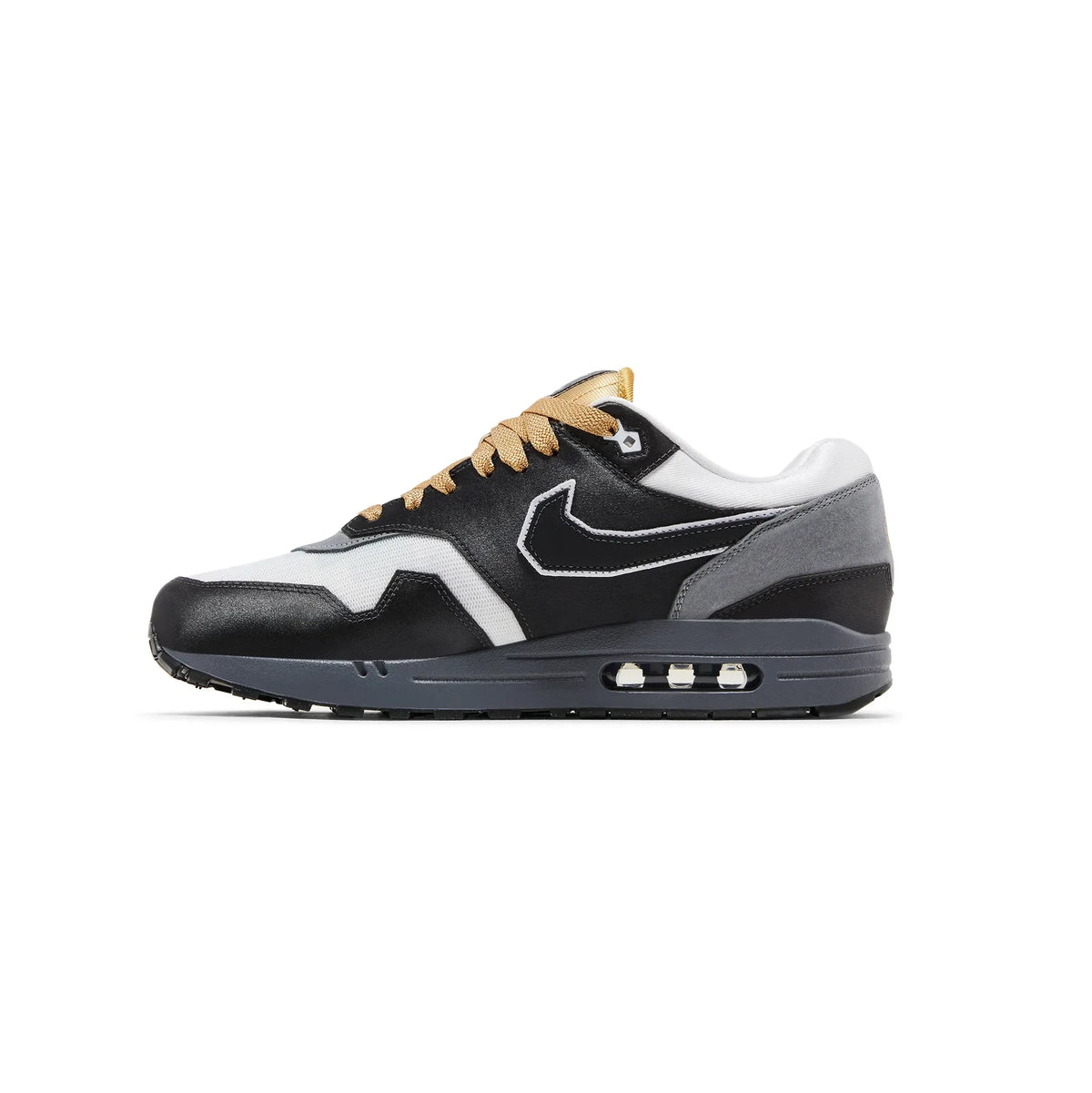 Nike Air Max 1 .SWOOSH Low Poly Big Head Mode Baskets Noir Gris Homme Femme - 4