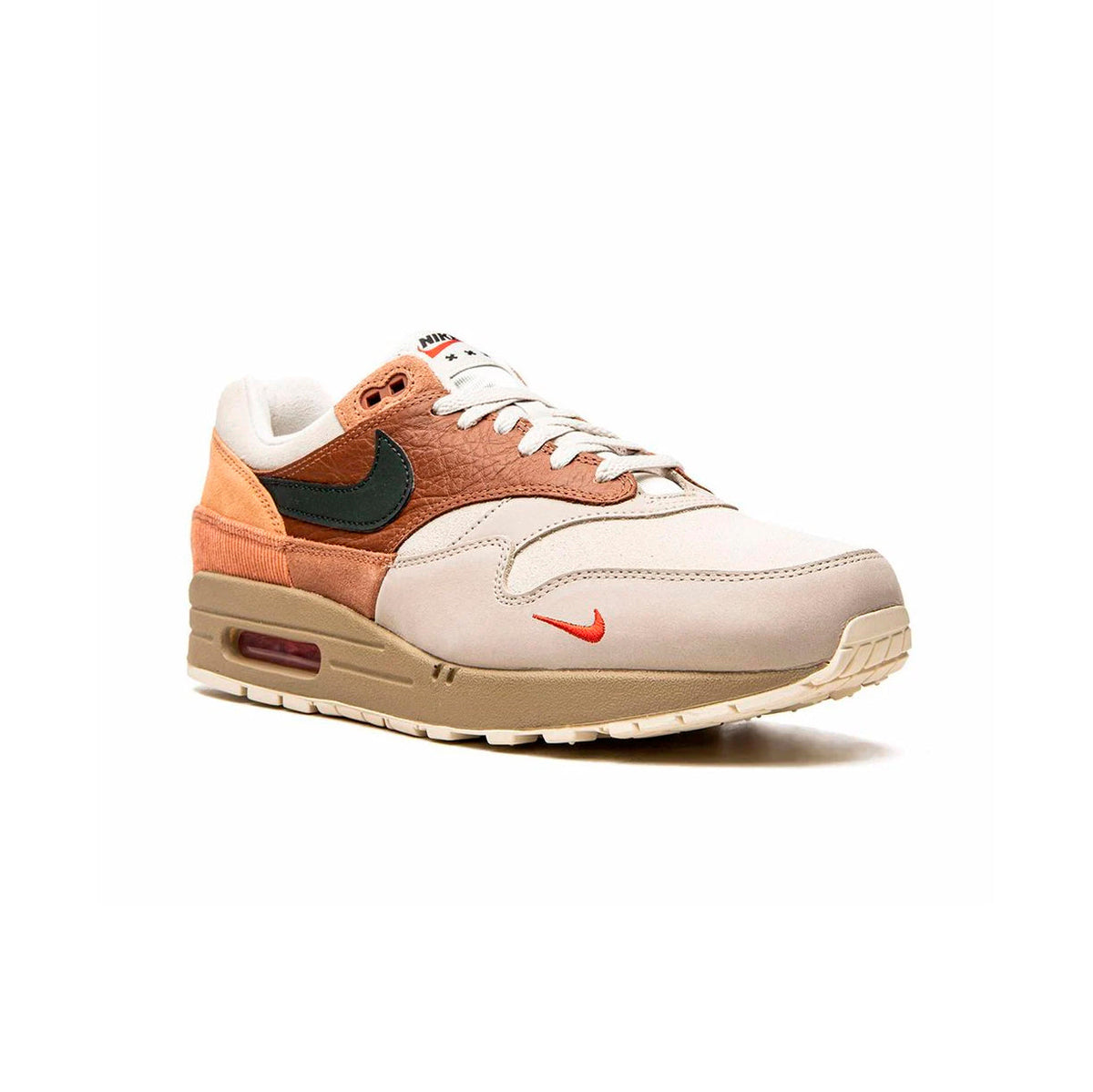 Nike Air Max 1 Amsterdam Baskets Marron Bordeaux Homme Femme - 2
