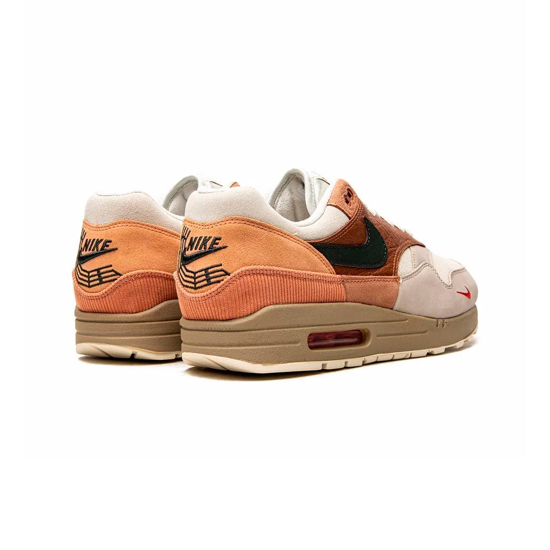 Nike Air Max 1 Amsterdam Baskets Marron Bordeaux Homme Femme - 3