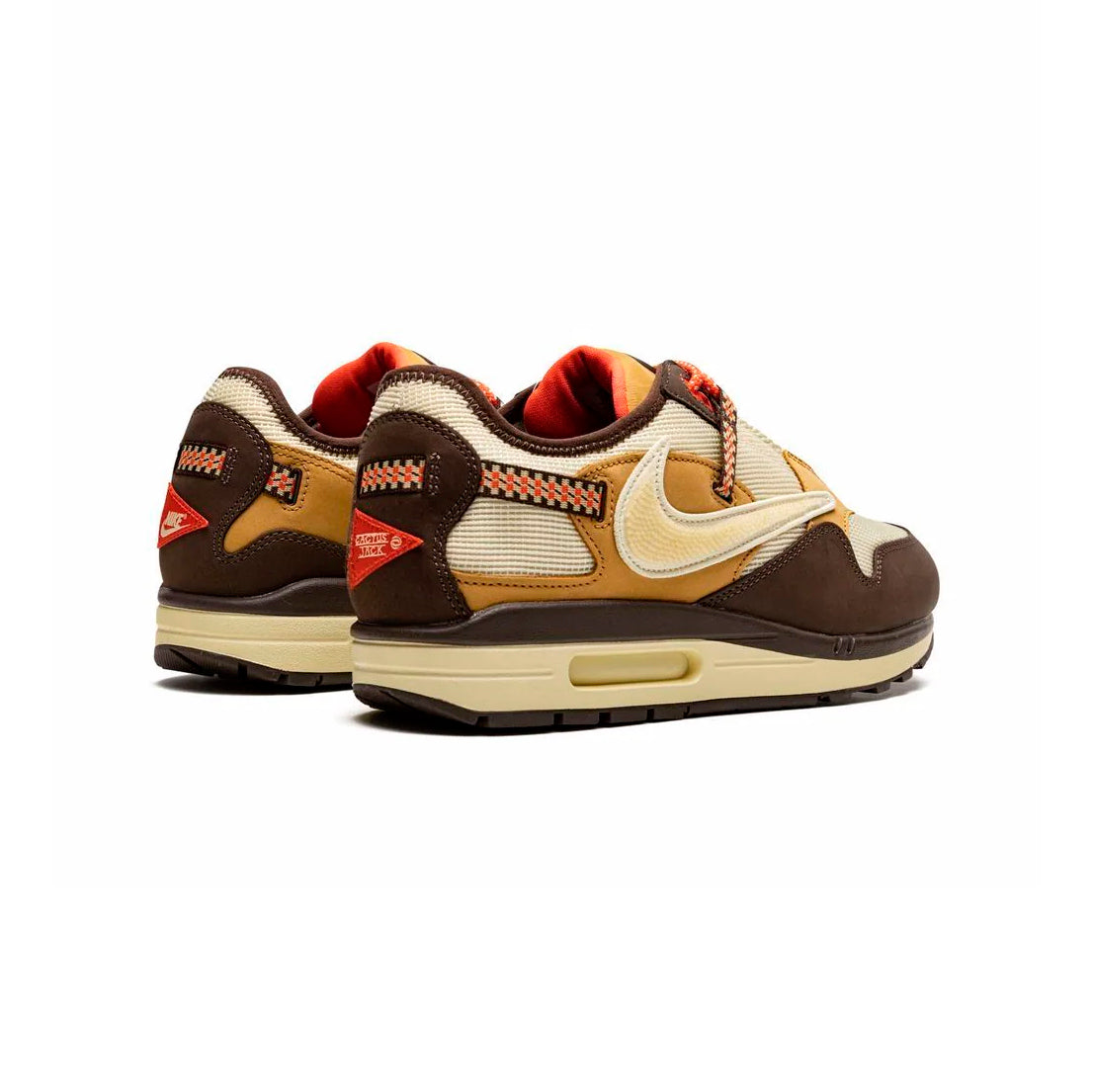 Nike Air Max 1 x Travis Scott Baroque Brown Baskets Marron Homme Femme - 3