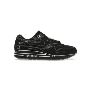 Nike Air Max 1 Sketch Schematic Black Baskets Noir Blanc Homme Femme - 1