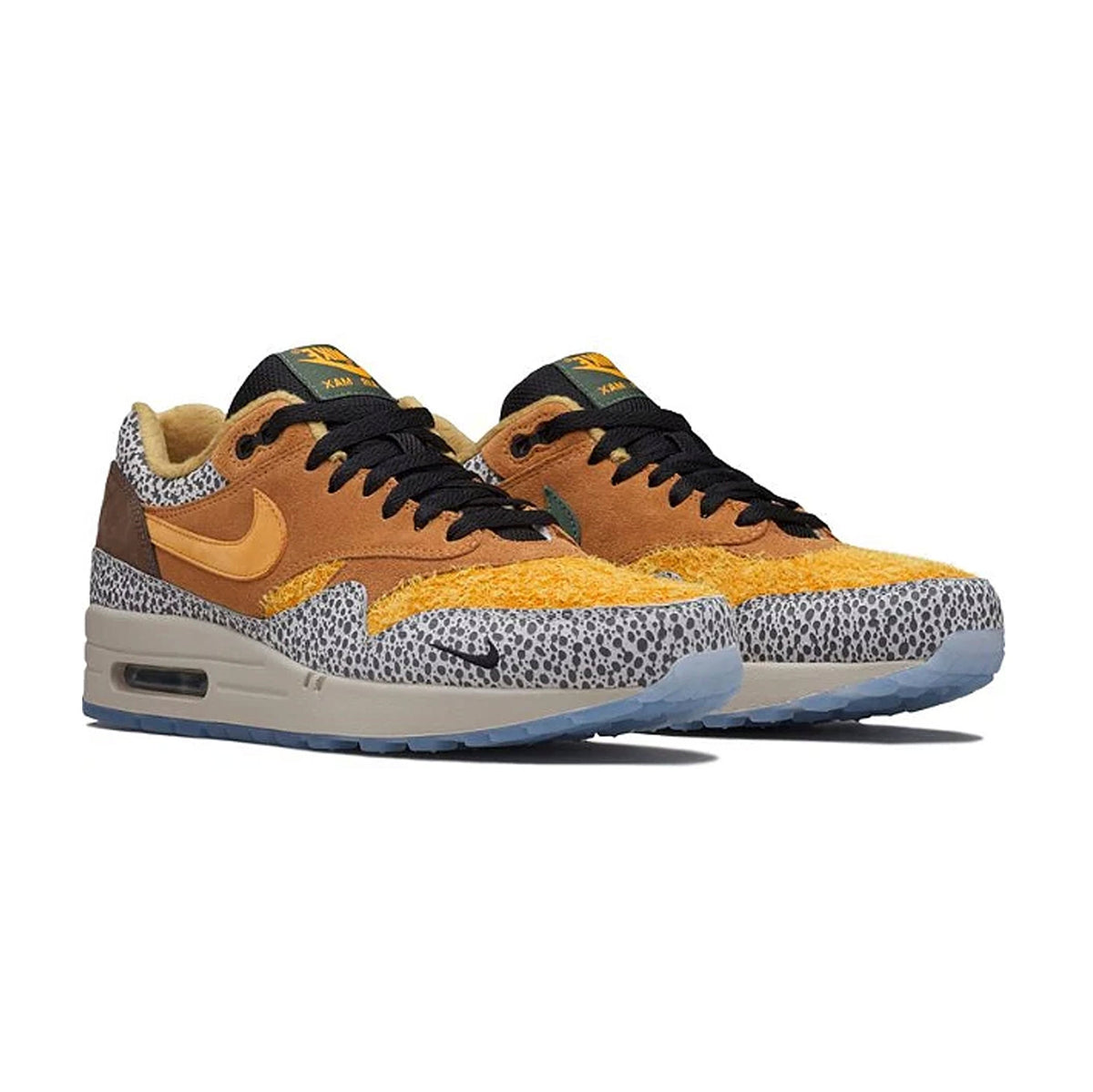Nike Air Max 1 x Atmos Safari Baskets Beige Marron Homme Femme - 2