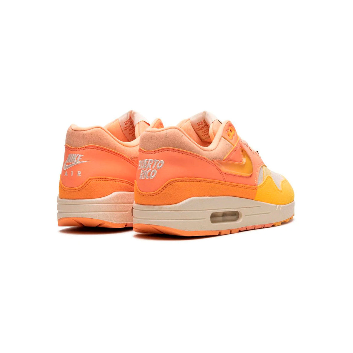 Nike Air Max 1 Puerto Rico Orange Frost Baskets Orange Homme Femme - 3