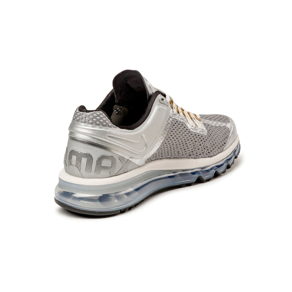 Nike Air Max 2013 Metallic Silver Gold Baskets Argent Or Homme Femme - 3