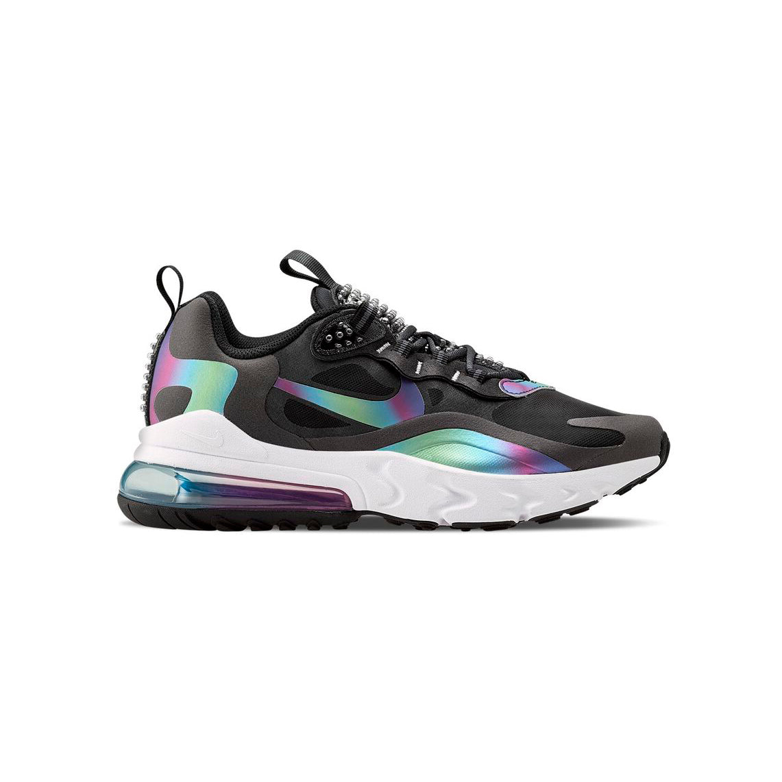 Nike Air Max 270 React Black Chromatic Baskets Noir Homme Femme - 1