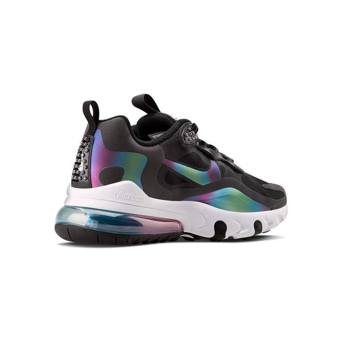 Nike Air Max 270 React Black Chromatic Baskets Noir Homme Femme - 3