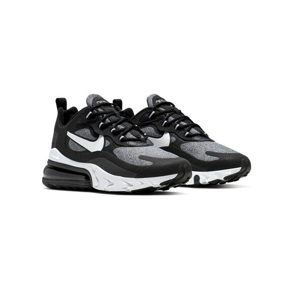 Nike Air Max 270 React White Grey Black Baskets Blanc Gris Homme Femme - 2