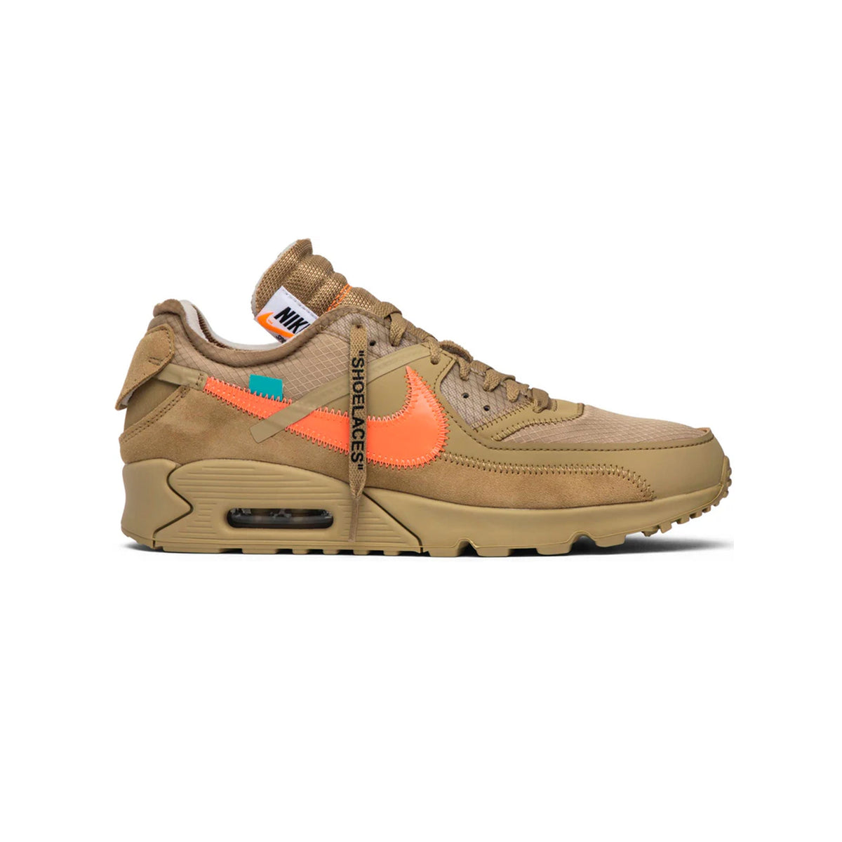Nike Air Max 90 x Off-White Desert Ore Baskets Beige Orange Homme Femme - 1