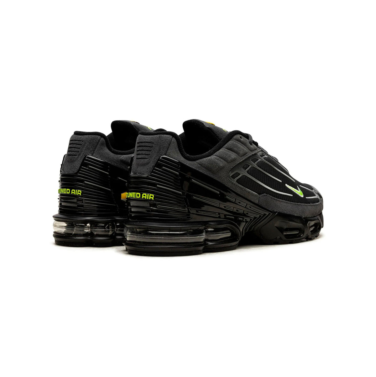 Nike Air Max Plus 3 Black Volt Baskets Noir Jaune Homme Femme - 3