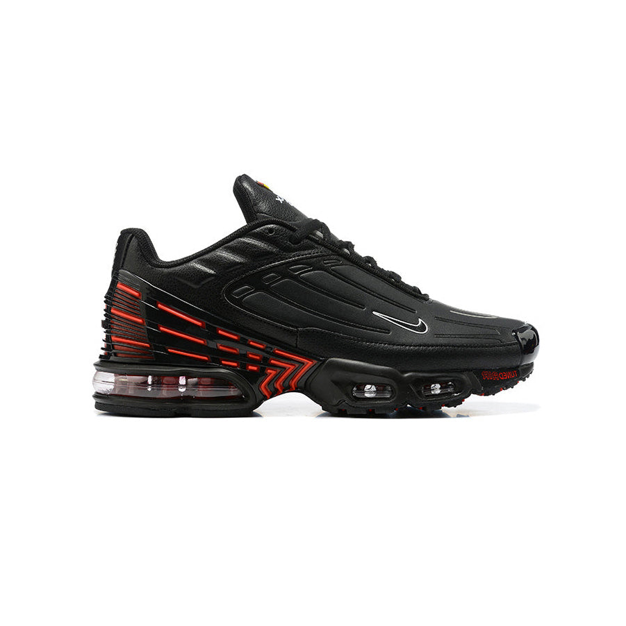 Nike Air Max Plus 3 Black Red Baskets Noir Rouge Homme Femme - 1