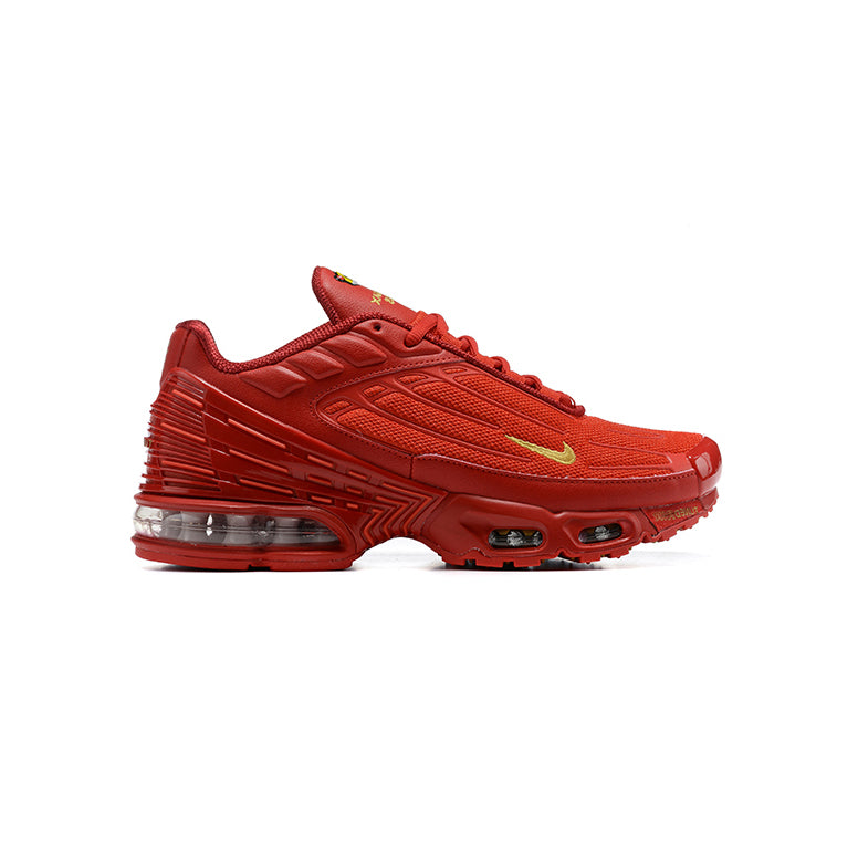 Nike Air Max Plus 3 Triple Red Baskets Rouge Homme Femme - 1