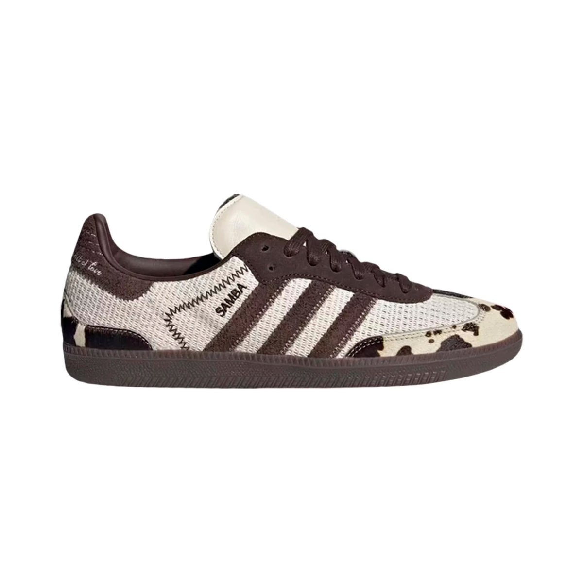 adidas Samba OG Cow Print Baskets Blanc Noir Homme Femme - 1