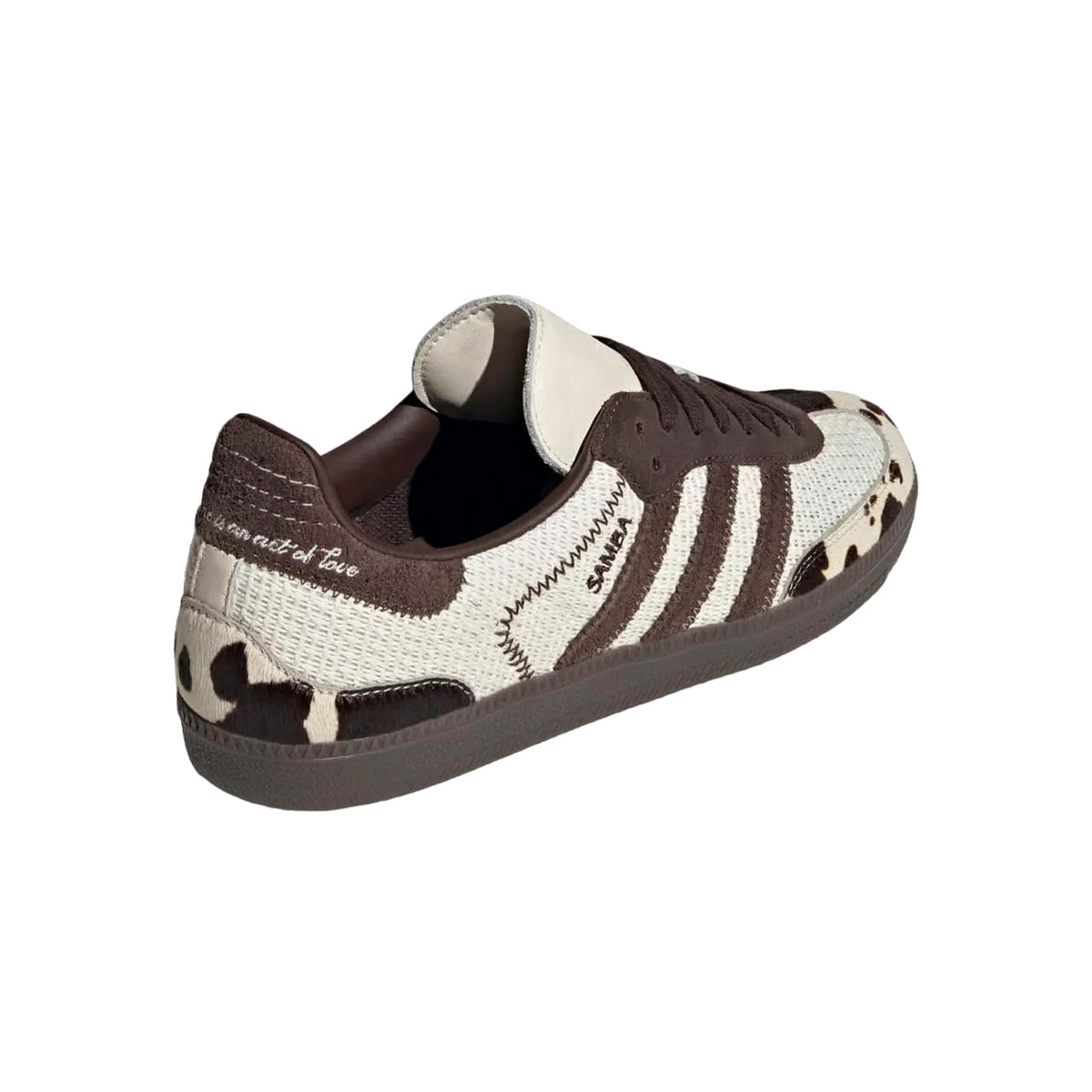 adidas Samba OG Cow Print Baskets Blanc Noir Homme Femme - 2