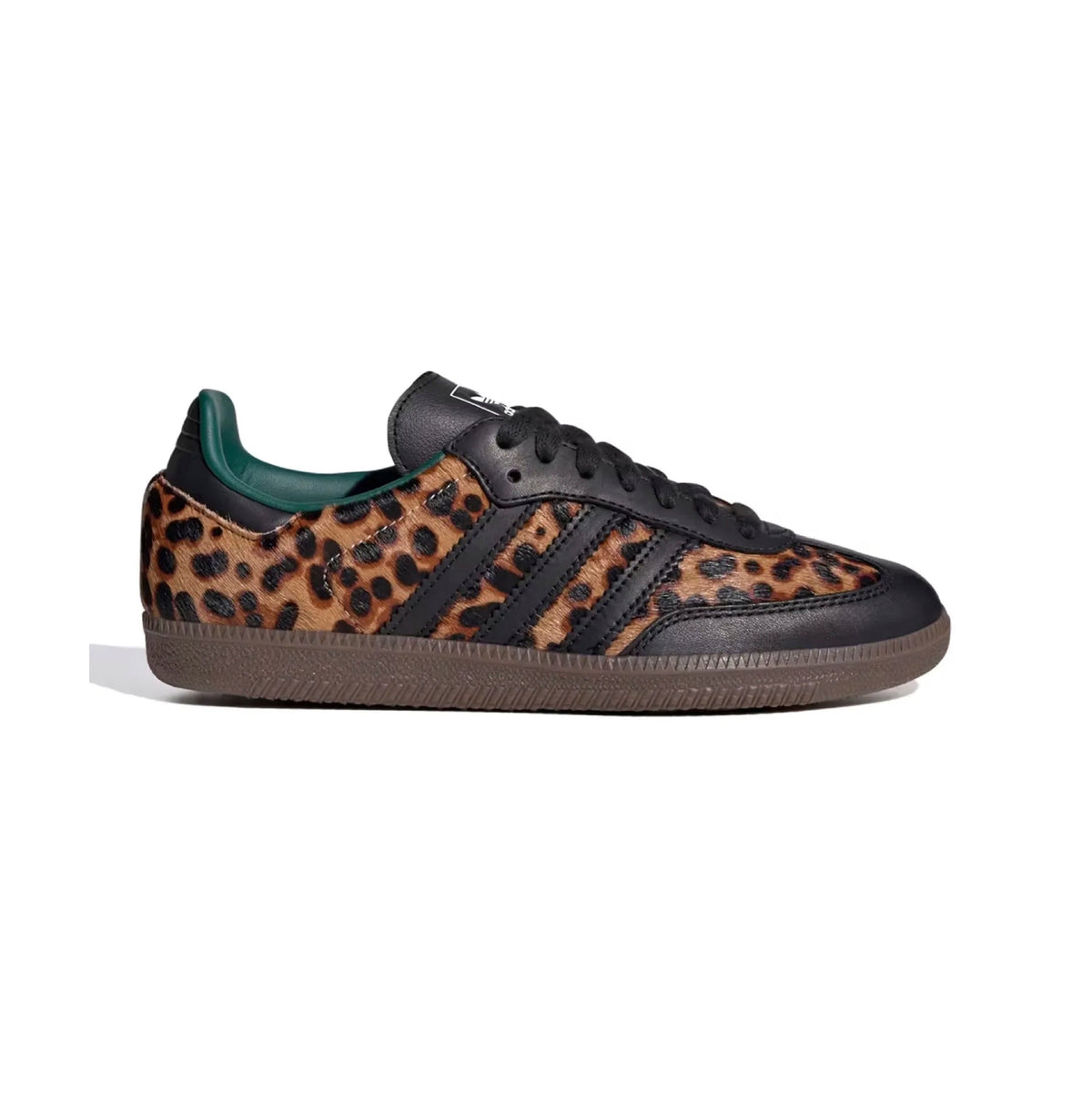 adidas Samba OG Leopard Baskets Noir Vert Homme Femme - 1