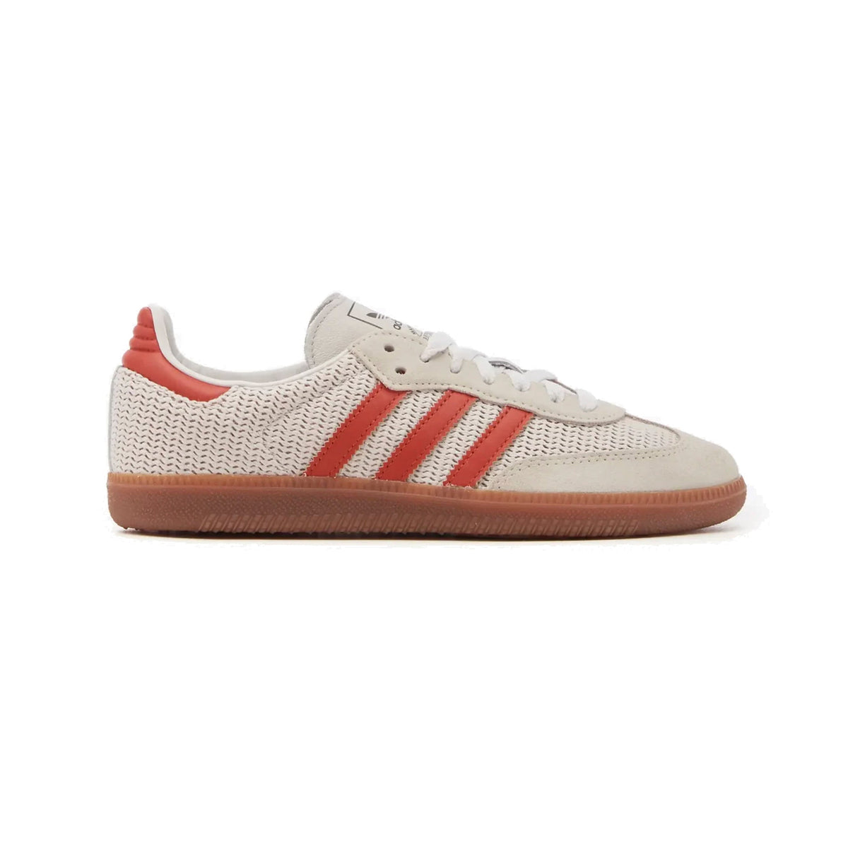 adidas Samba OG Baskets Blanc Cassé Rouge Homme Femme - 1