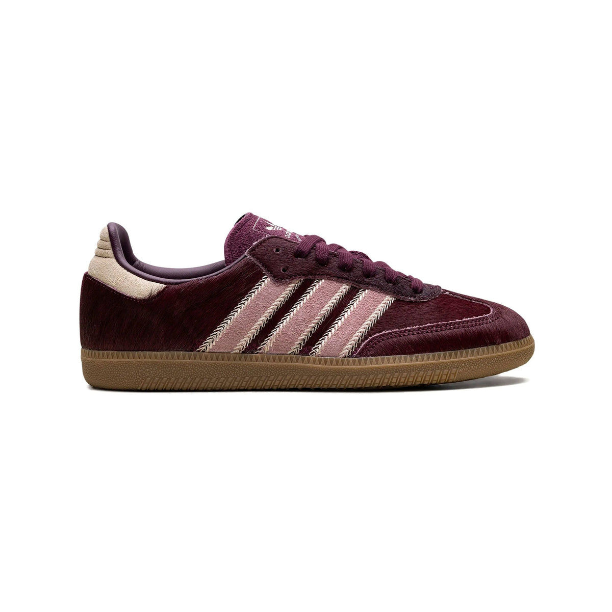 adidas Samba OG Pony Baskets Bordeaux Beige Homme Femme - 1