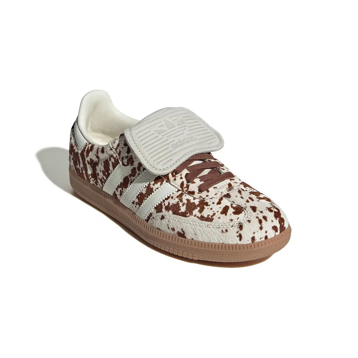 adidas Samba LT Cow Print Baskets Marron Blanc Homme Femme - 2