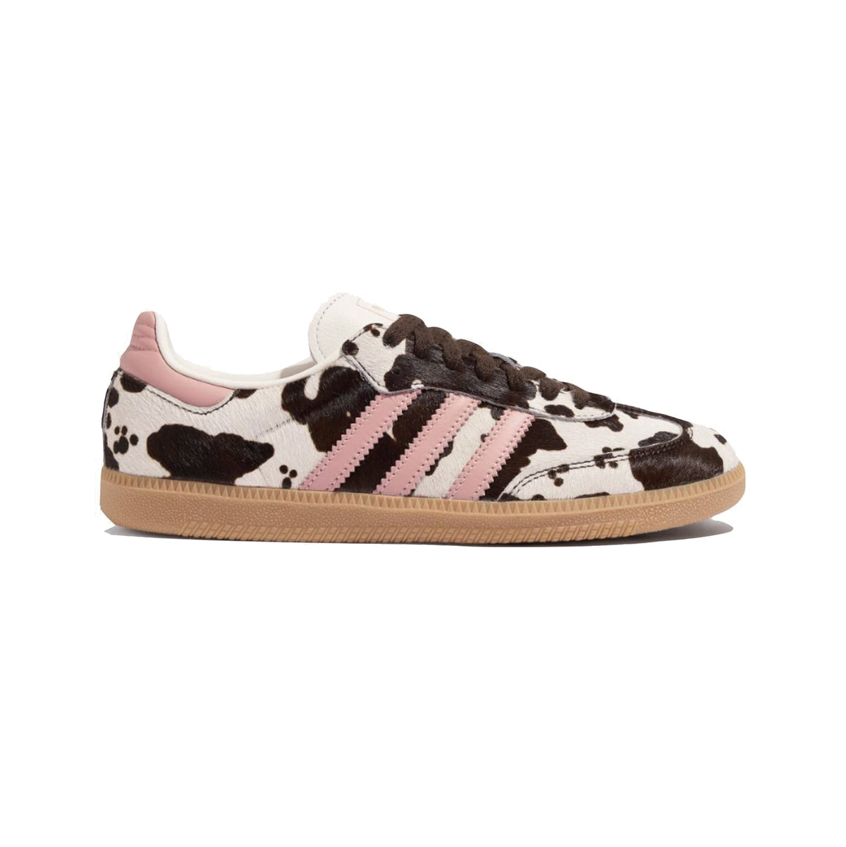 adidas Samba OG Cow Print Baskets Marron Violet Homme Femme - 1