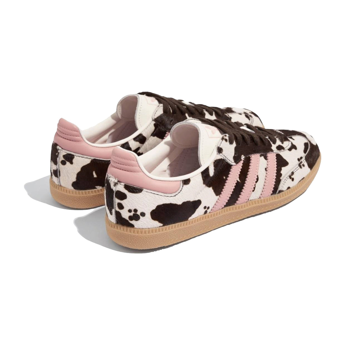 adidas Samba OG Cow Print Baskets Marron Violet Homme Femme - 3