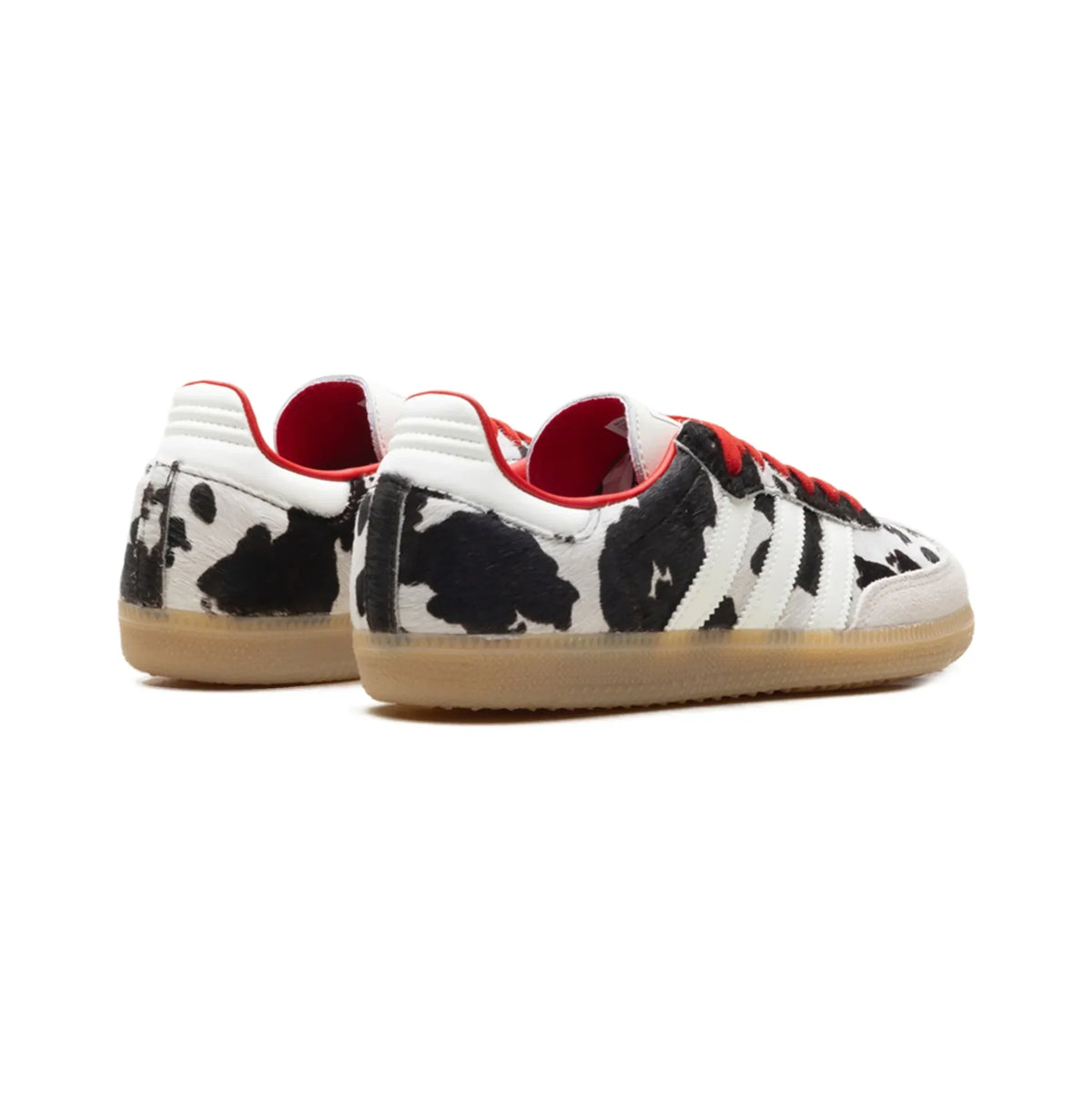 adidas Samba OG Cow Print Baskets Marron Blanc Homme Femme - 3