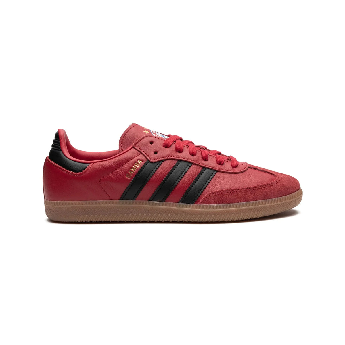 adidas Samba FC Bayern Munich Baskets Rouge Noir Homme Femme - 1