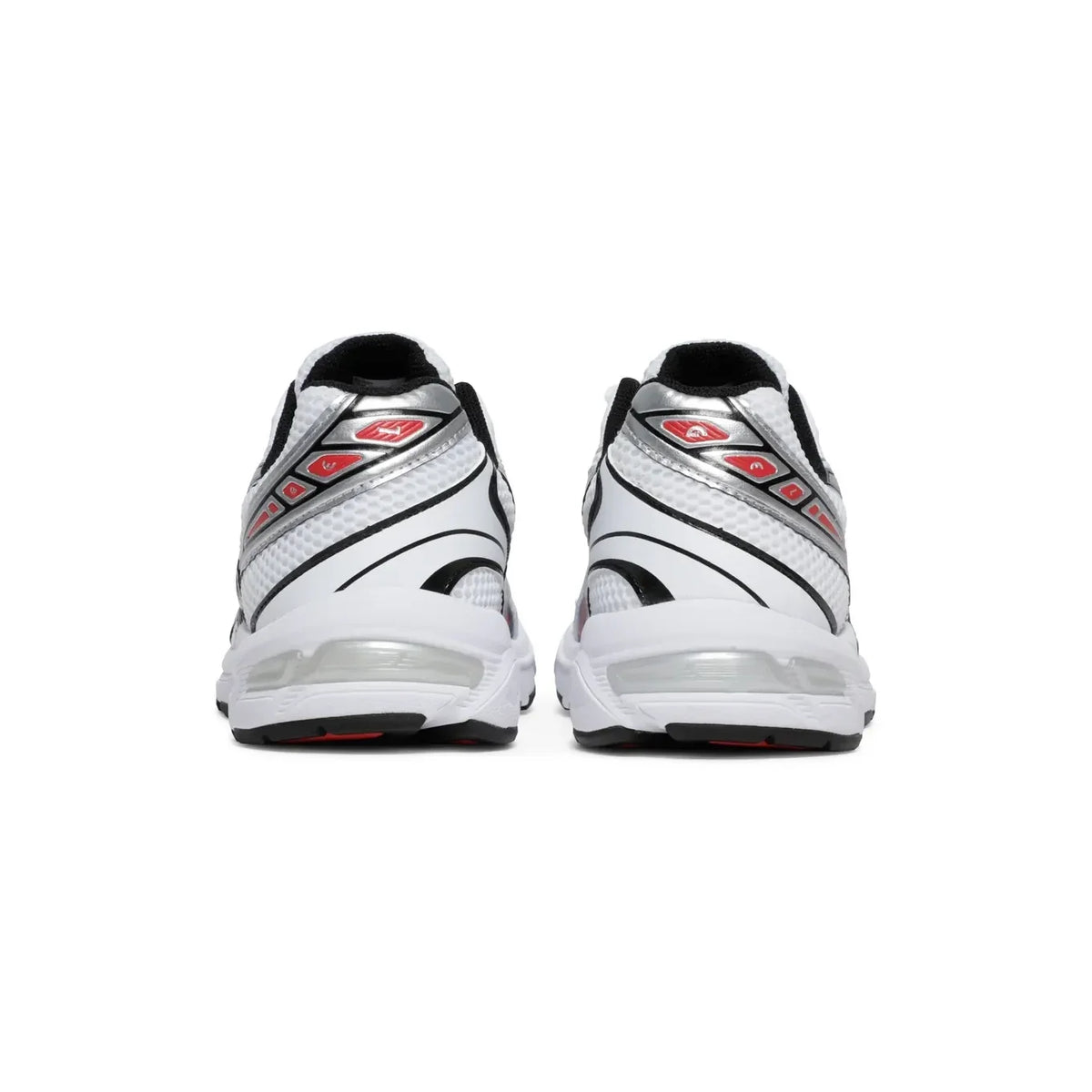 ASICS Gel-1130 White Electric Red Baskets Blanc Rouge Homme Femme - 4