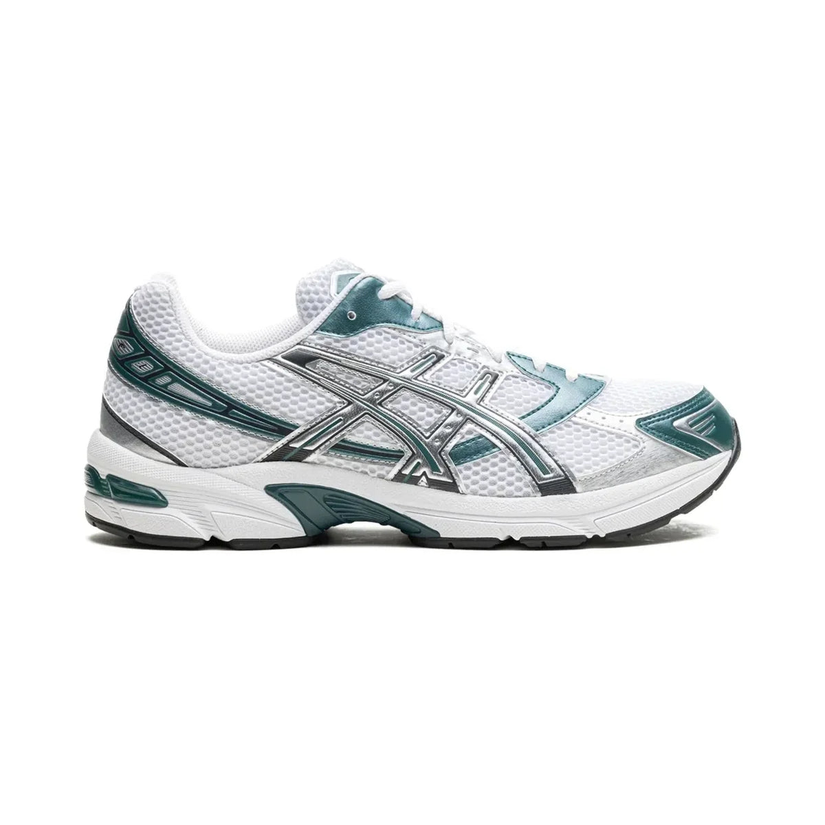 ASICS Gel-1130 White Dark Neptune Baskets Blanc Bleu Homme Femme - 1