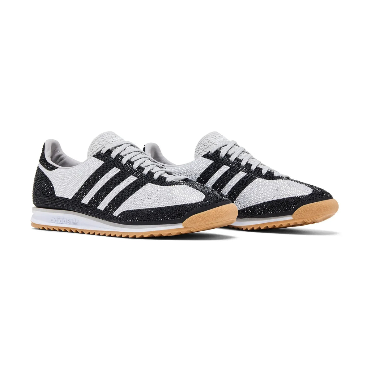 adidas SL 72 OG Rhinestone Baskets Gris Noir Homme Femme - 2