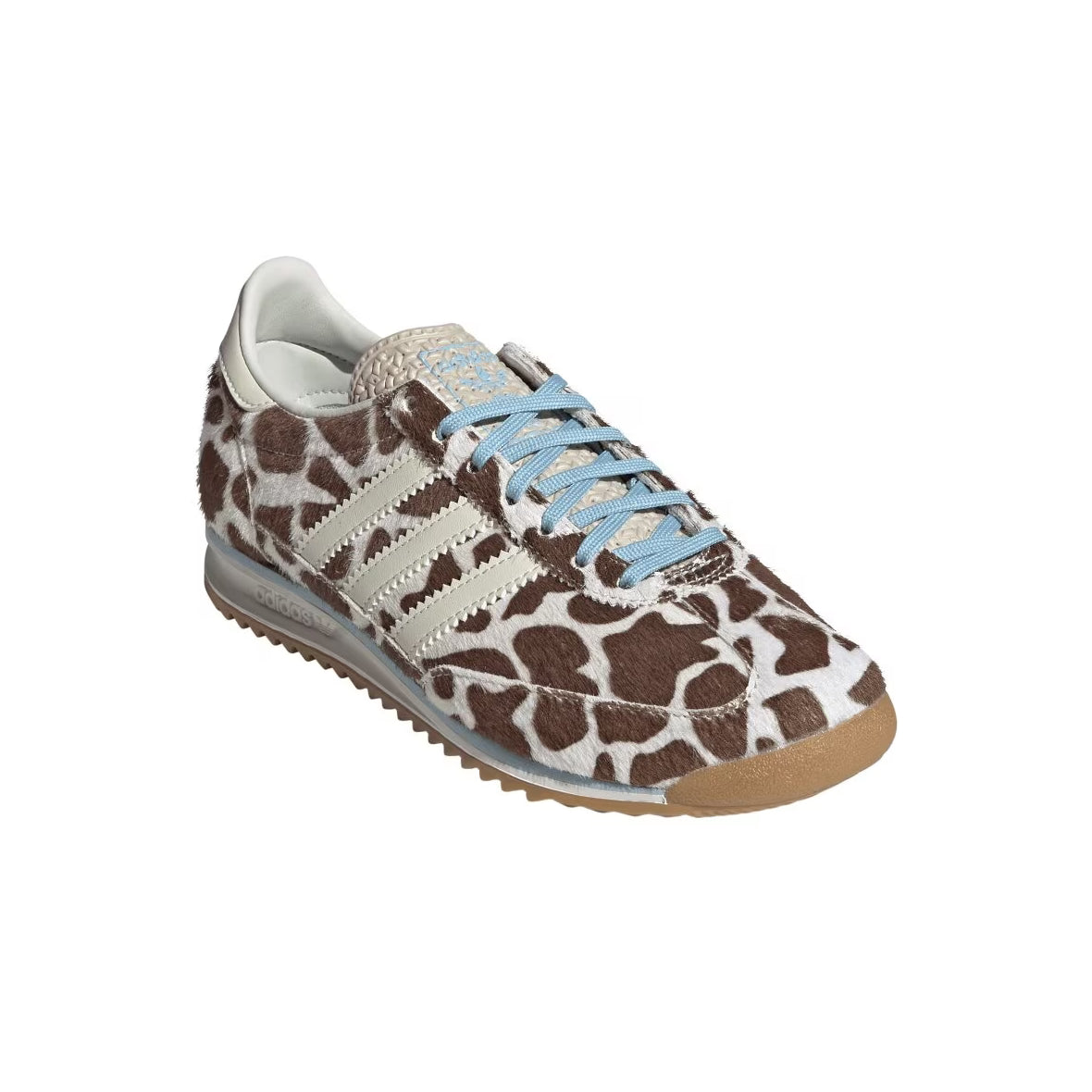 adidas SL 72 OG Cow Print Baskets Beige Noir Homme Femme - 2