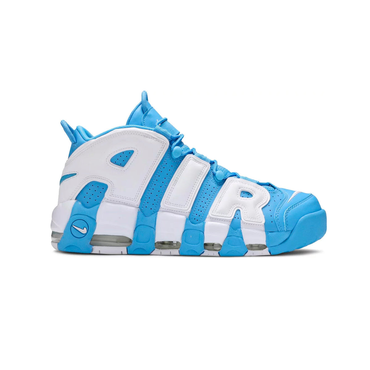 Nike Air More Uptempo '96 University Blue Baskets Blanc Bleu Homme Femme - 1