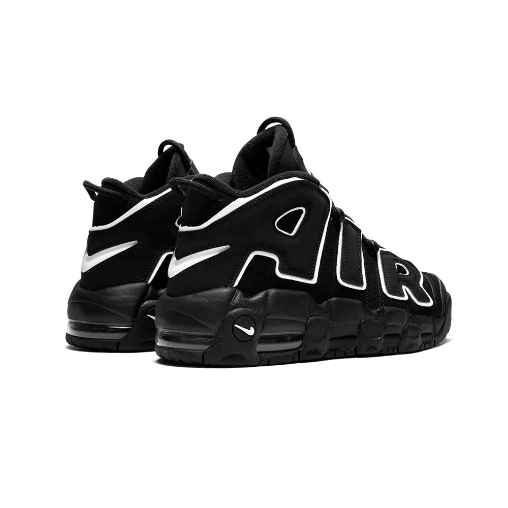 Nike Air More Uptempo Black Reflective Baskets Noir Homme Femme - 2