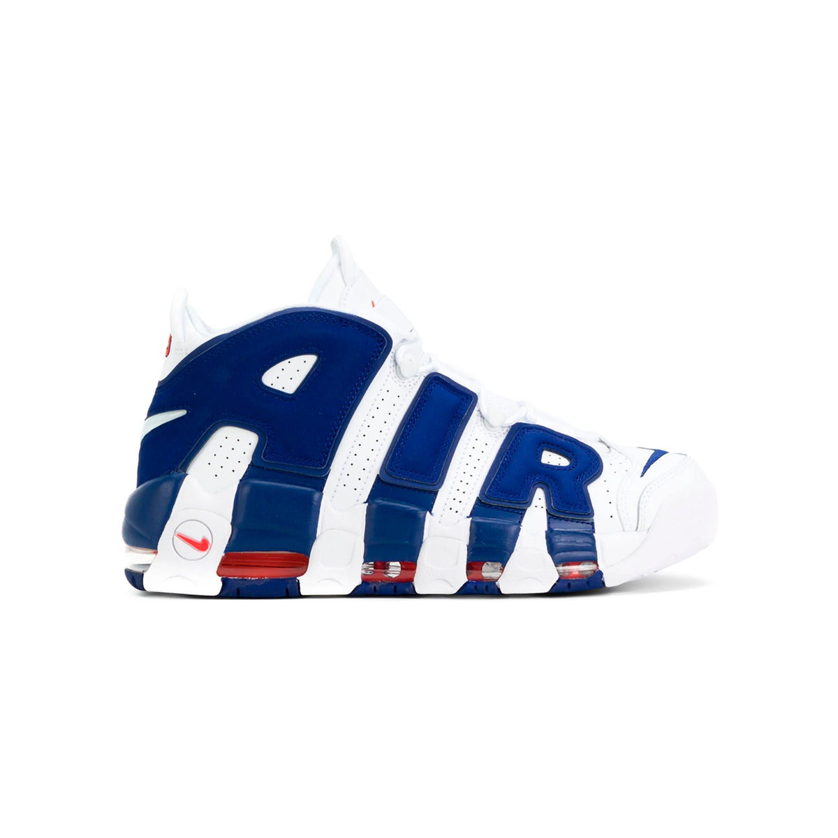 Nike Air More Uptempo '96 Knicks The Dunk Baskets Blanc Bleu Homme Femme - 1