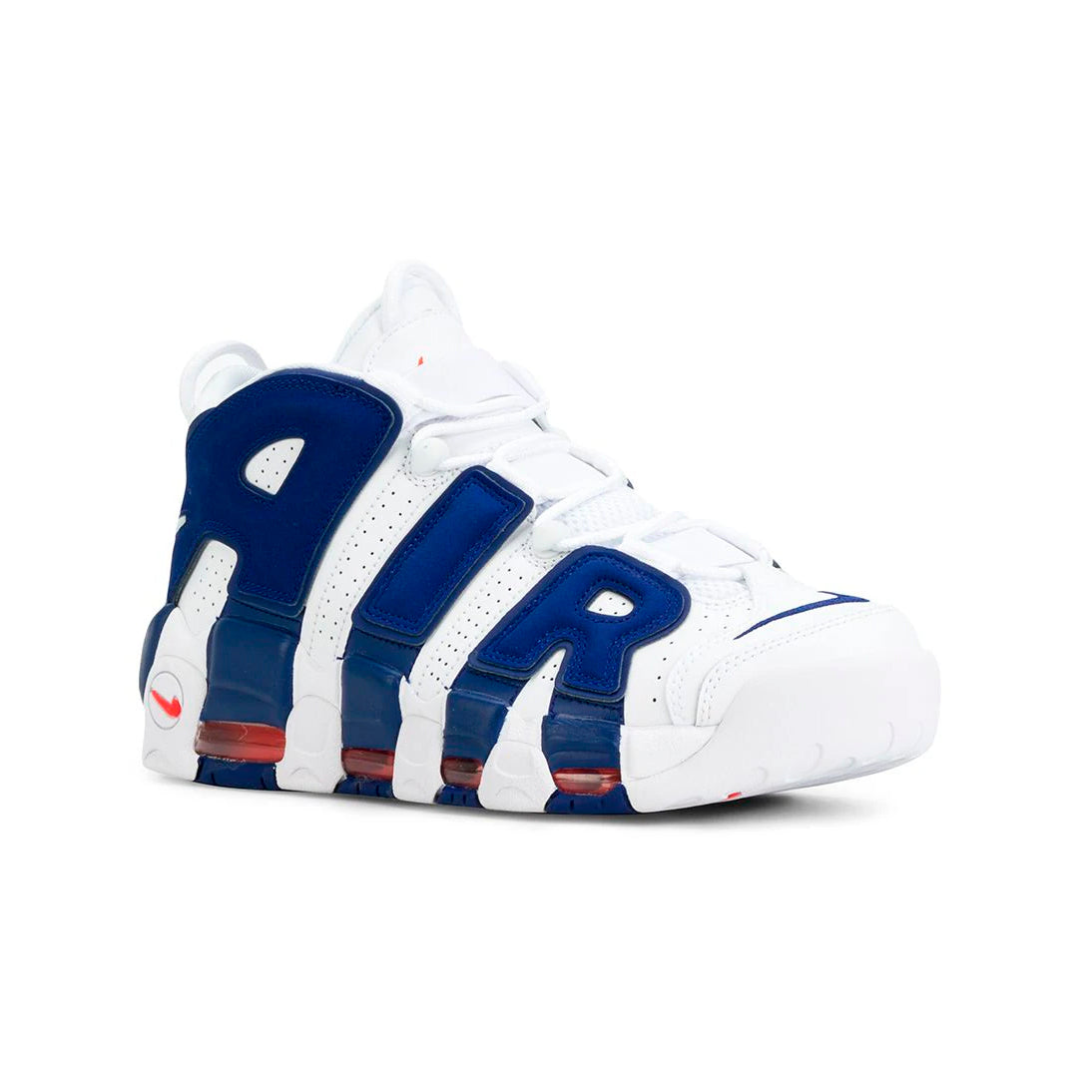 Nike Air More Uptempo '96 Knicks The Dunk Baskets Blanc Bleu Homme Femme - 2