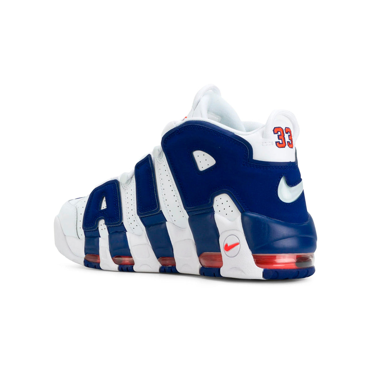 Nike Air More Uptempo '96 Knicks The Dunk Baskets Blanc Bleu Homme Femme - 3