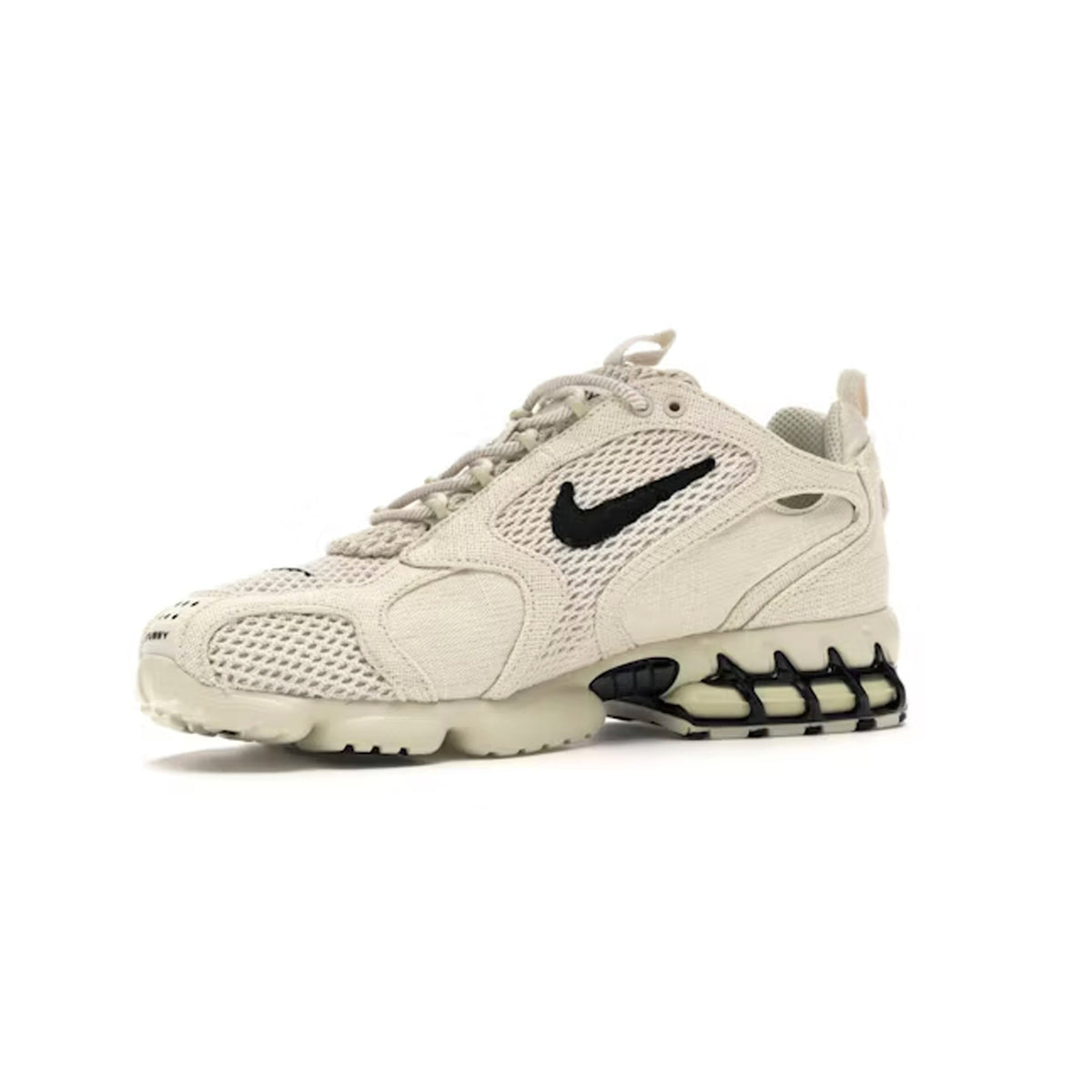 Nike Air Zoom Spiridon Cage 2 x Stüssy Fossil Baskets Beige Homme Femme - 3