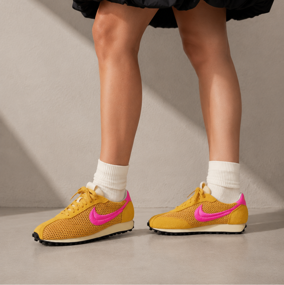 Nike LD-1000 x Stüssy Sanded Gold Baskets Or Rose Homme Femme - 5