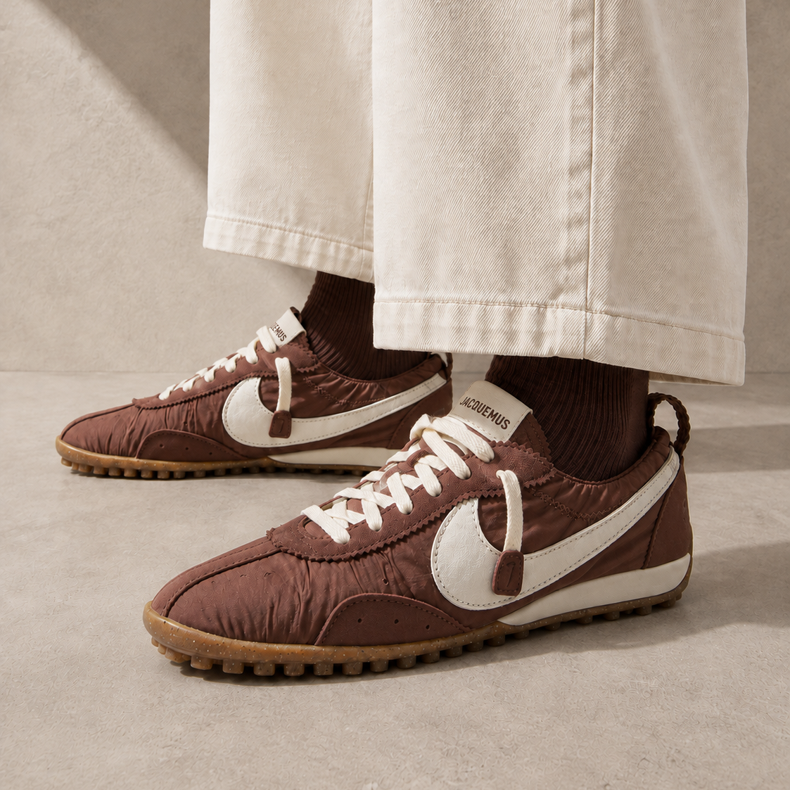 Nike Moon Shoe SP x Jacquemus Fauna Brown Baskets Marron Homme Femme - 4