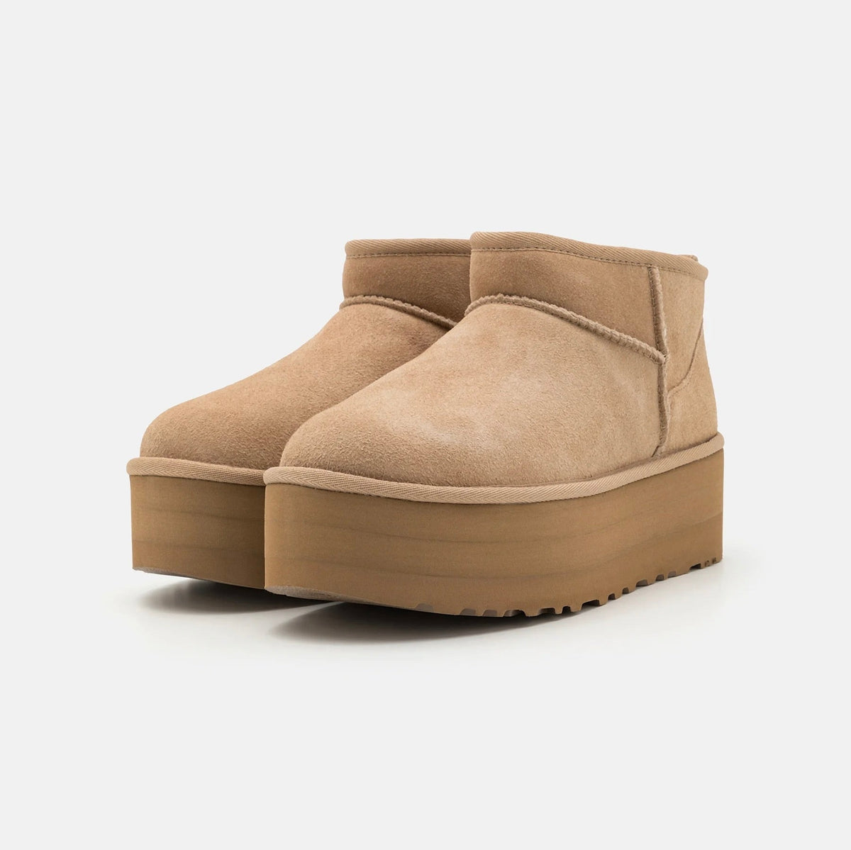 UGG Classic Ultra Mini Platform Sand Bottines Beige Femme - 2