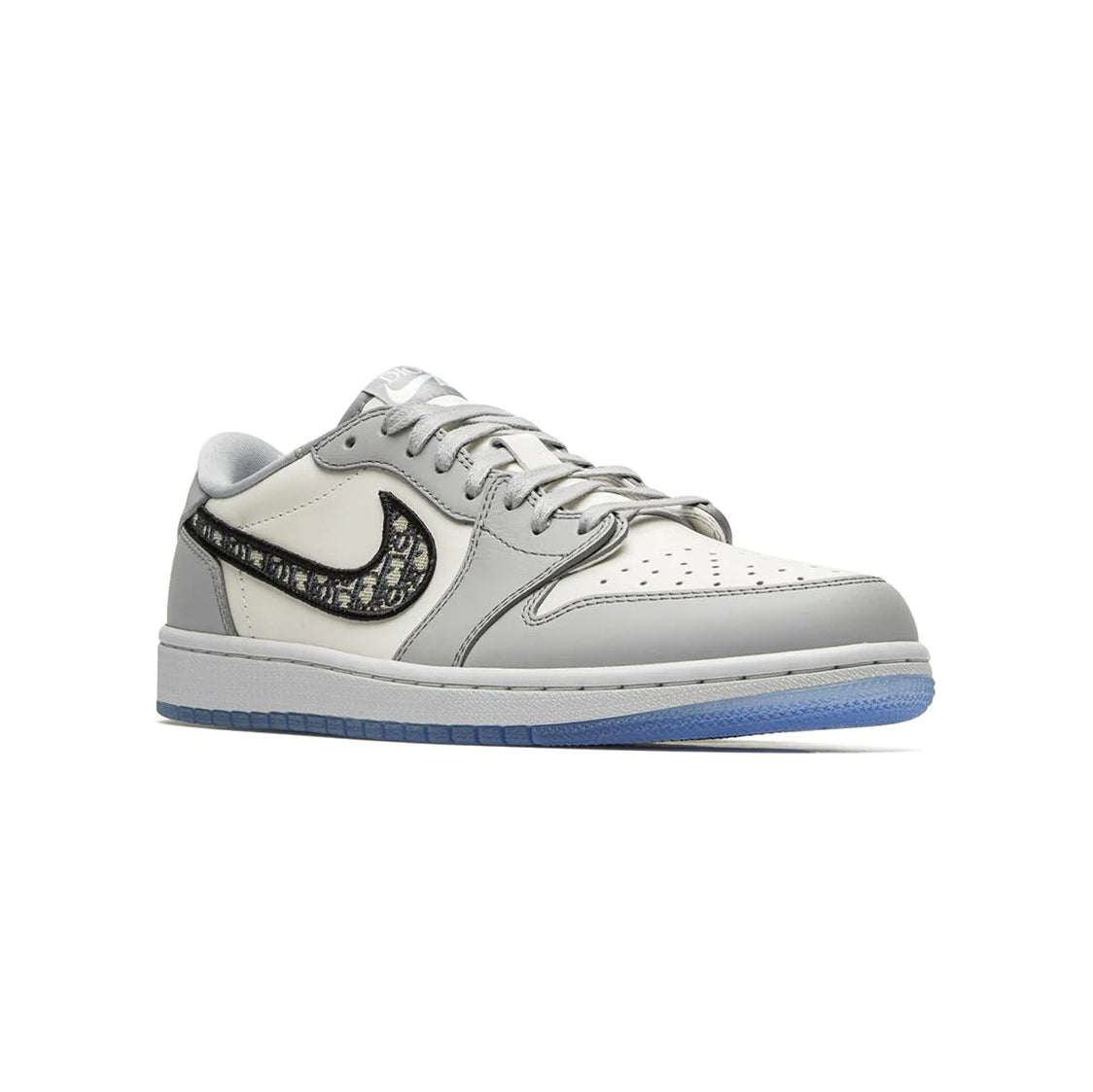 Air Jordan 1 Low x Dior Baskets Gris Blanc Homme Femme - 2