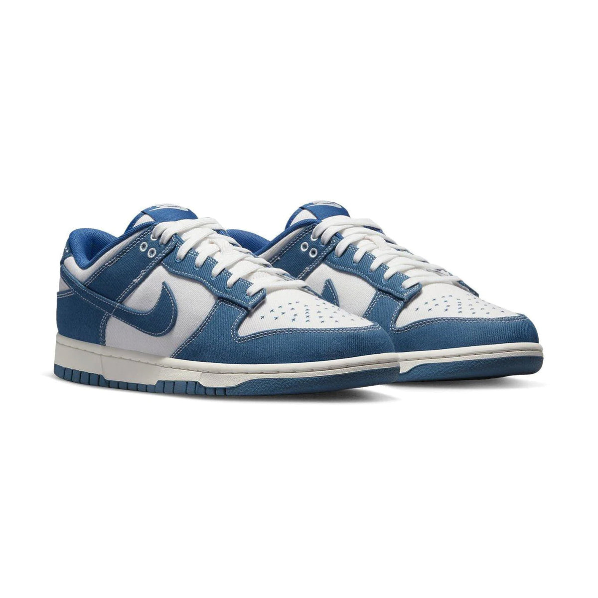 Nike Dunk Low Industrial Blue Sashiko Baskets Bleu Homme Femme - 2