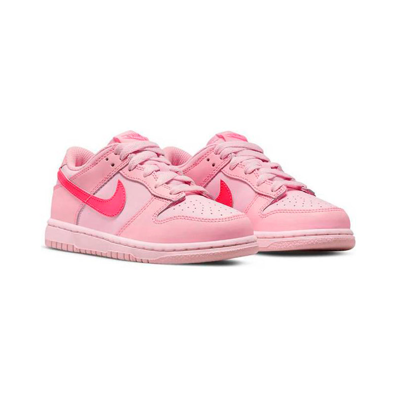Nike Dunk Low Triple Pink Baskets Rose Homme Femme - 2